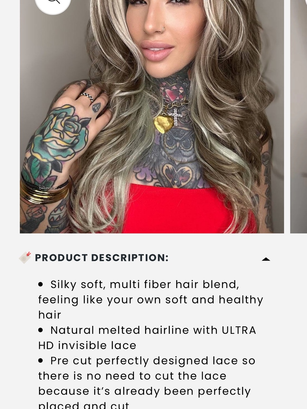 Luxurious Multi-Tone Blonde Wig with Face-Framing Highlights